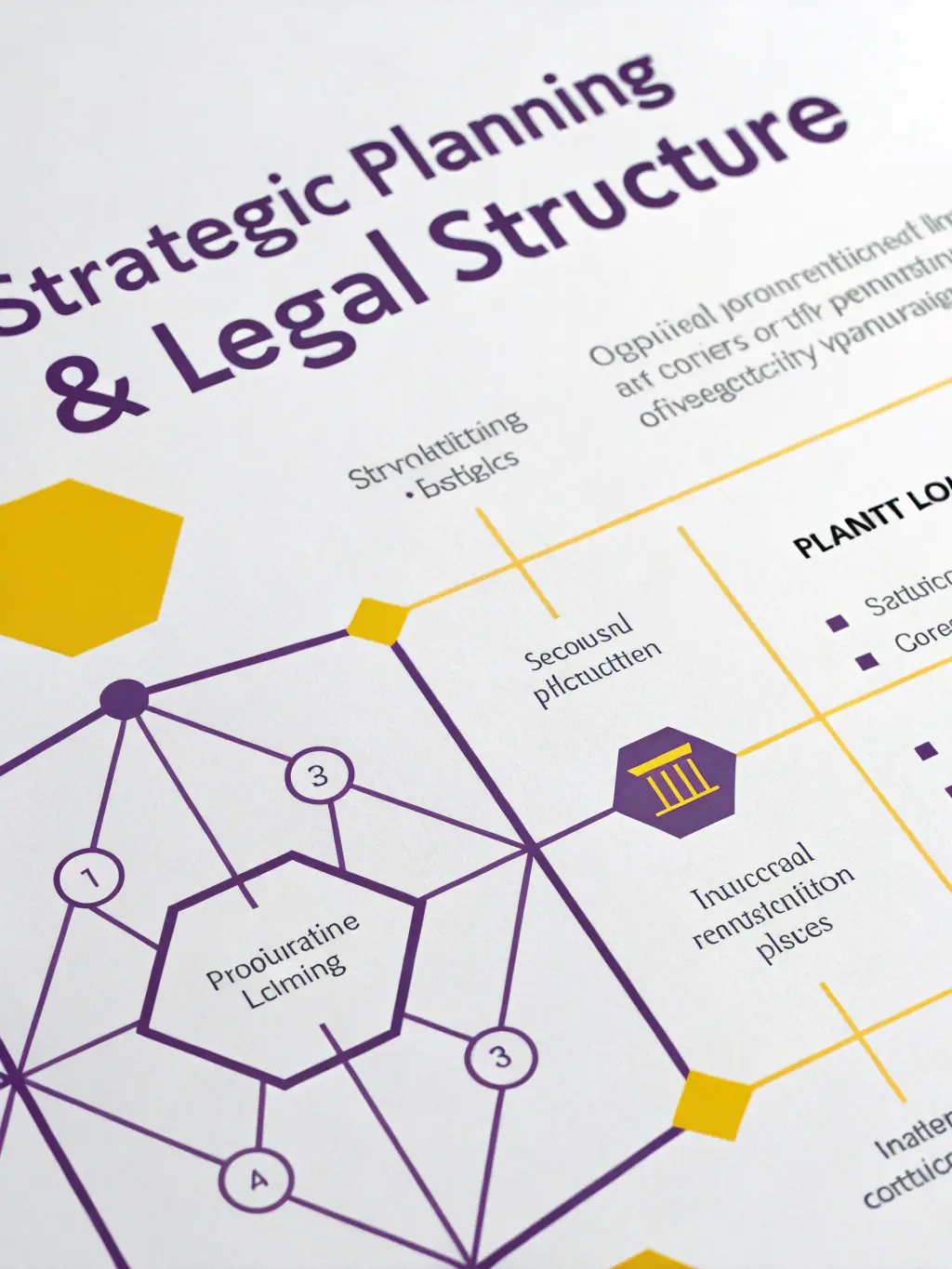 A visual representation of strategic planning, showing interconnected nodes and pathways, symbolizing the development of business strategies.